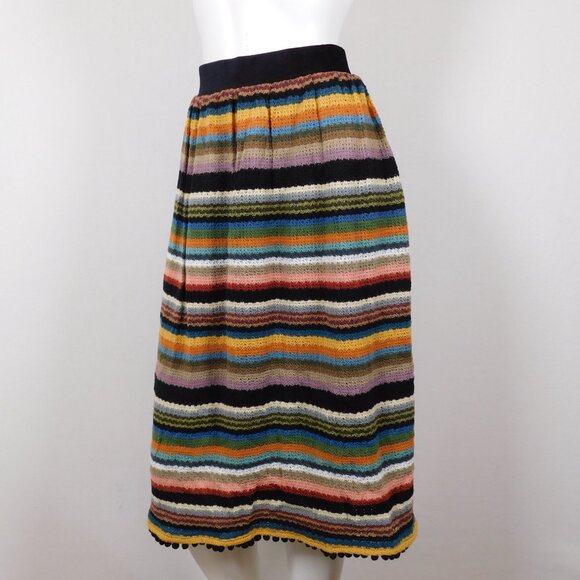 Anthropologie eri + ali Eri and Ali Multi-Colored Knit Skirt 12 (83125) - Picture 3 of 6